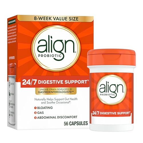 Align Probiotic, 24/7 Digestive Support*§, Probiotics for Women and Men, Probiotics for Digestive Health, Men and Womens Probiotic Capsules Help Reli