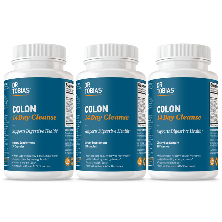 Dr. Tobias Colon Cleanse - Constipation Relief & Gut Health Support for Women & Men | 14 Day Colon Cleanser for a Gentle Colon Detox & Gut Flush - 3