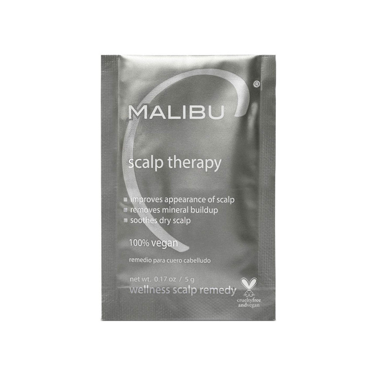 Malibu C Scalp Therapy Wellness Remedy - Scalp Care Remedy Packet to Soothe & Moisturize Dry Scalp - Restores Manageability with Vitamin C and Zinc G
