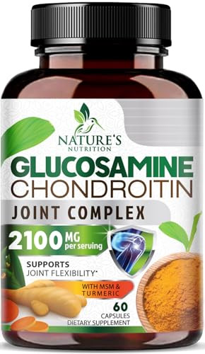 Glucosamine Chondroitin MSM 2100mg - 3x Strength Joint Support Supplement for Joint Mobility & Comfort For Men and Women, Glucosamine Supplements Com