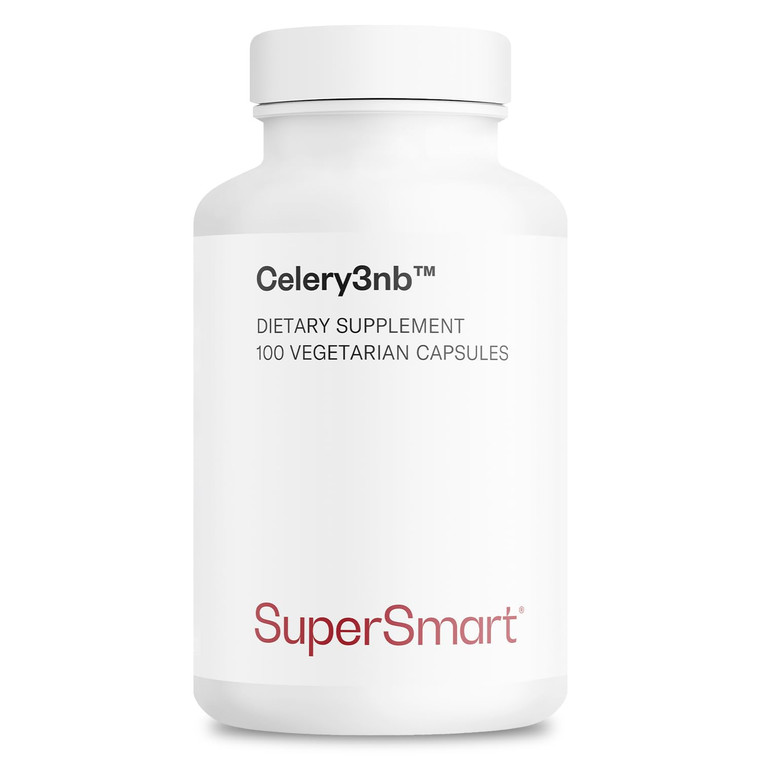 Supersmart - Celery3nb 150mg per Day (Patented) - Natural Celery Seed Extract Supplement - Well-Tolerated Phthalides | Non-GMO & Gluten Free - 100 Ve