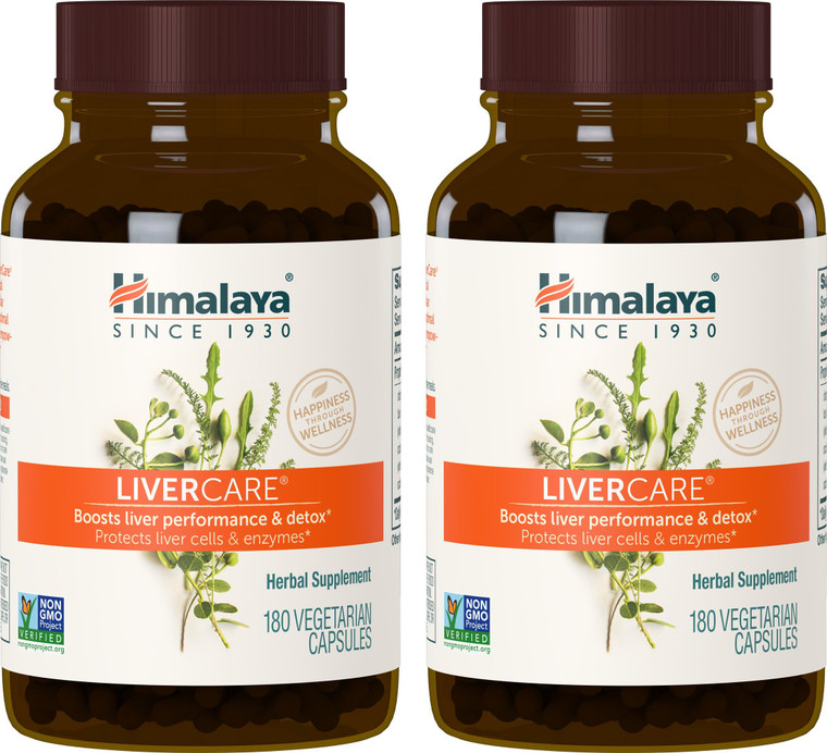 Himalaya LiverCare, 180 Day Supply - Herbal Liver Support Promoting Waste Elimination, Liver Cleanse, Detox, and Bile Production - Vegan, Non-GMO, Gl