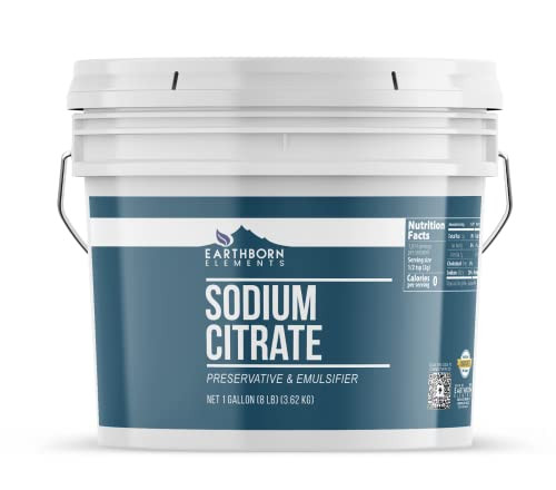 Earthborn Elements Sodium Citrate (1 Gallon), Preservative, Emulsifier