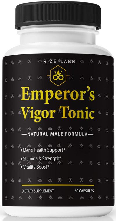 rize labs - Emperor's Vigor Tonic for Men, All Natural Dietary Supplement to Improve Performance, Capsules to Promote Stamina and Energy (60 Capsules