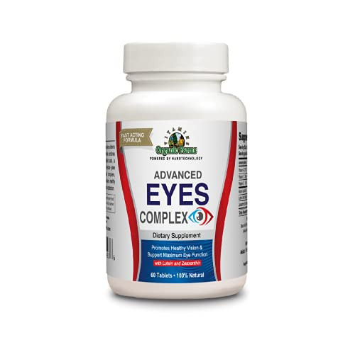 Organic Farms Vitamins Eyes Complex Dietary Supplement, Eyes Support Tablets, Advanced Support for Healthy Eyes - Vision Support Pills
