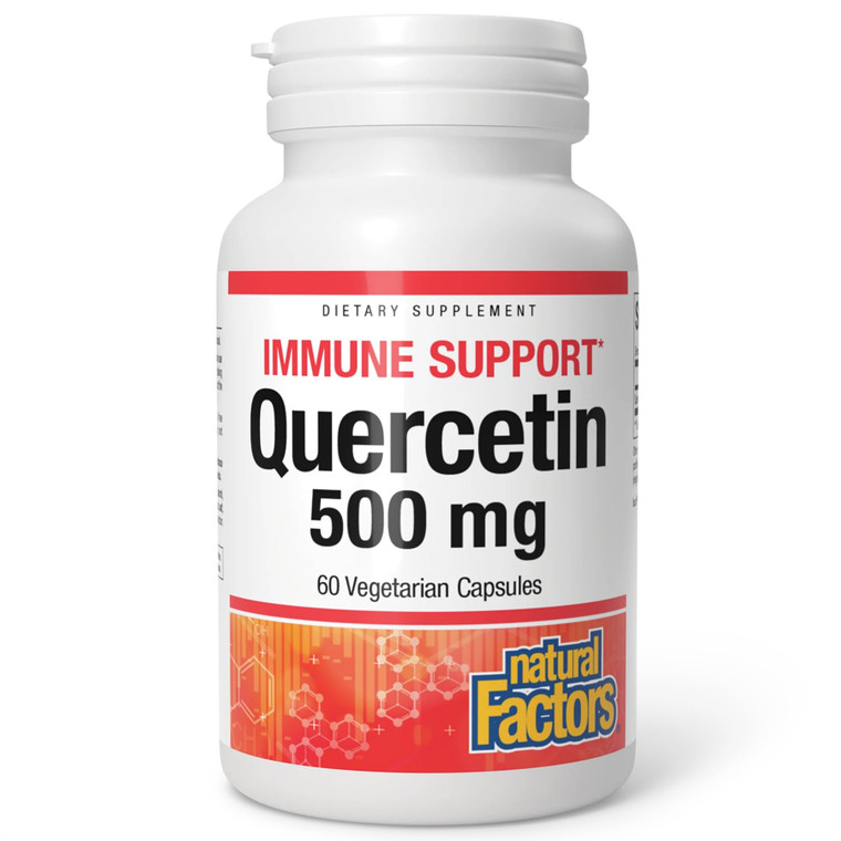 Natural Factors Quercetin - Antioxidant Support Supplement for Respiratory & Lung Health Support - Quercetin Supplement Aids Your Body's Health & Fun
