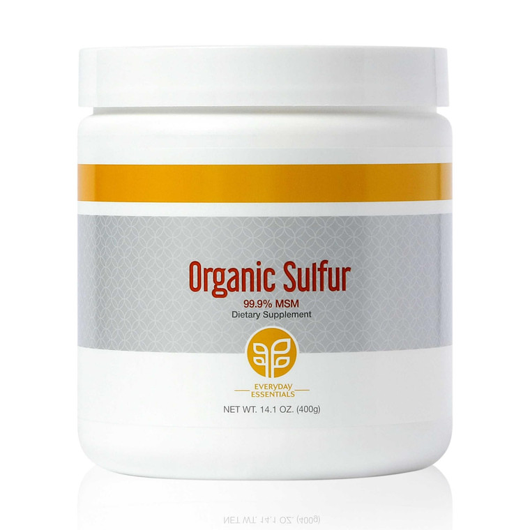 PURE Organic Sulfur Powder | 14.1 oz | Premium MSM Supplement for Joint Support, Skin Care & Hair Growth | 99.9% MSM | Vegan Joint Support Supplement