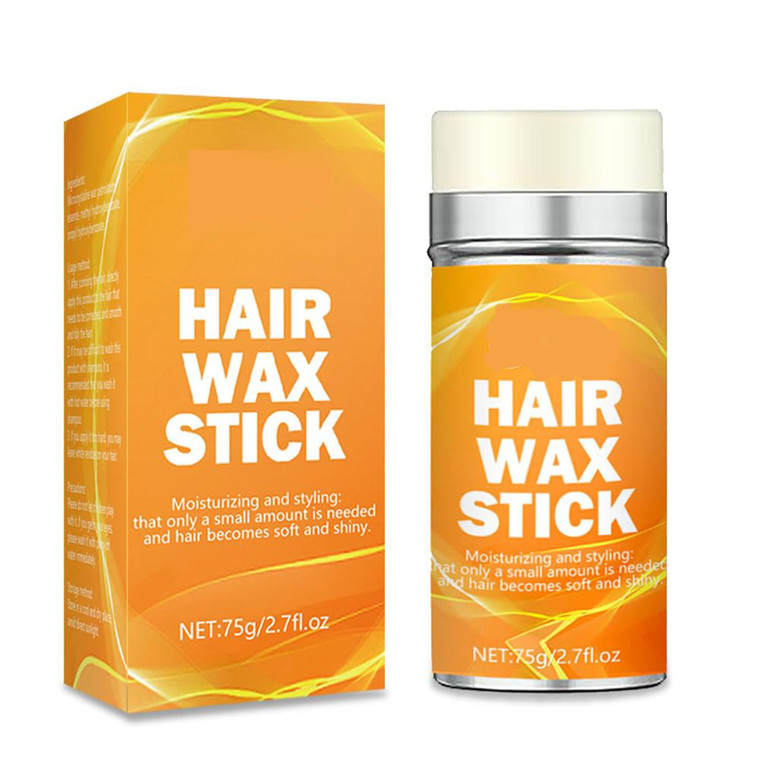 Hair Wax Stick, Long-Lasting Matte Finish for Hair Styling, Edge Control, Smooth Wigs and Flyaways Control
