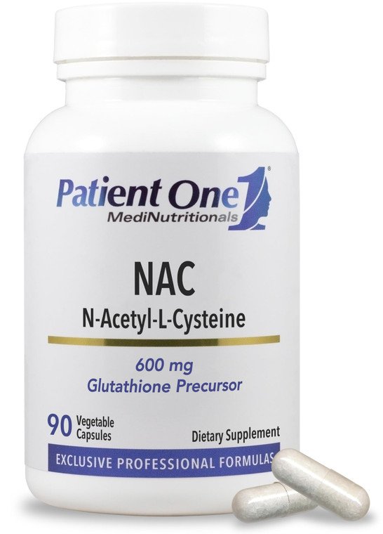 Patient One NAC (N-Acetyl Cysteine) 600 mg | Supplement to Support Immune, Respiratory and Liver Health* | 90 Capsules
