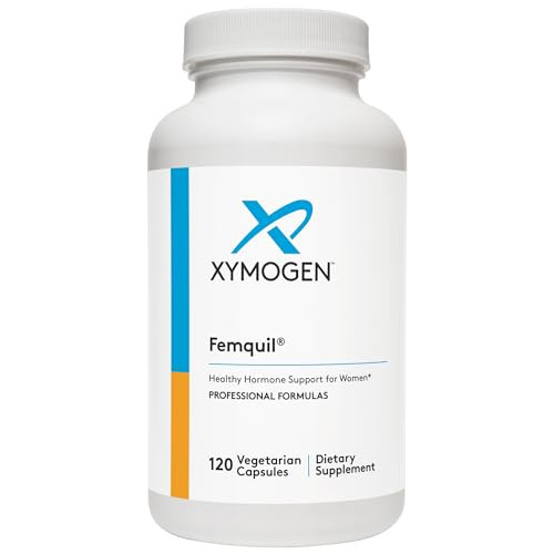 XYMOGEN Femquil - Promote Hormone Balance for Women - Biologically Active Methylfolate + Dim Supplement - May Help Ease Common Menopause & PMS Sympto
