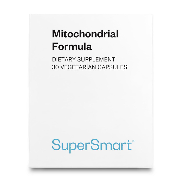 SuperSmart - Mitochondrial Formula (Advanced Formula) - with PQQ, R-Lipoic Acid, Acetyl-L-Carnitine - Mitochondrial Supplement | Non-GMO & Gluten Fre