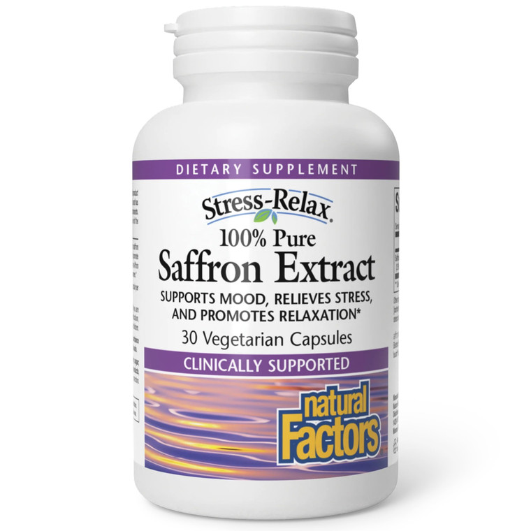 Natural Factors, Stress-Relax Affron Saffron Extract 28 mg, 30 Vegetarian Capsules