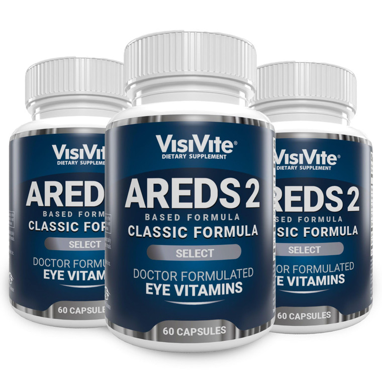 AREDS 2 Select Eye Vitamins for Macular Support - Vitamins for Eyes with Zeaxanthin Plus Lutein Macular Supplement - Premium Macular Health Formula -