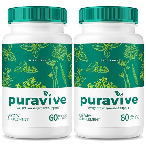 (2 Pack) Puravive, Puravive Weight Loss Capsules, Puravive Exotic Rice Method, All Natural Detox & Cleanse Support, Pura Vive Keto Reviews (120 Capsu
