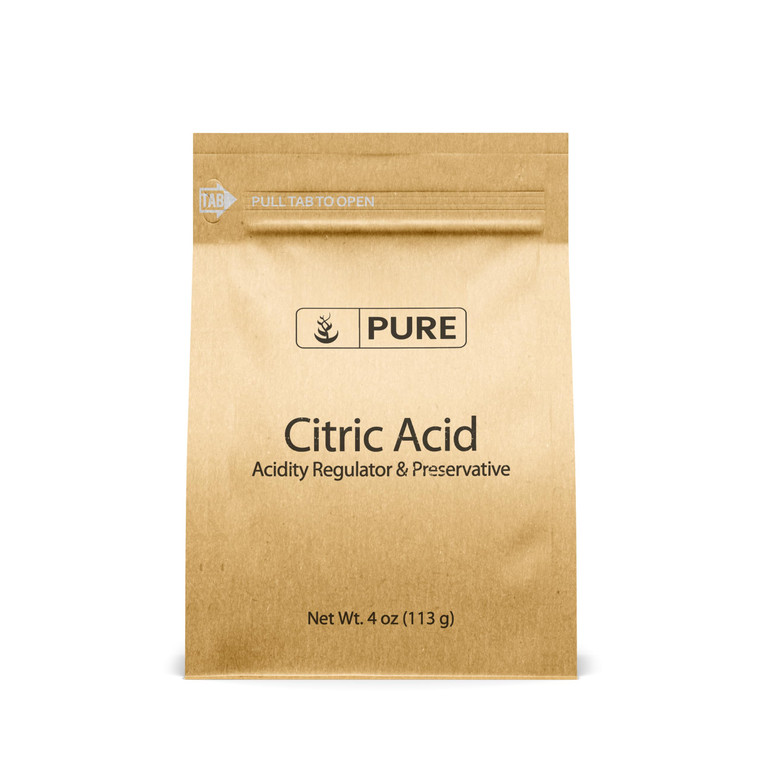 PURE ORIGINAL INGREDIENTS Citric Acid (4 oz) Natural, Food Safe