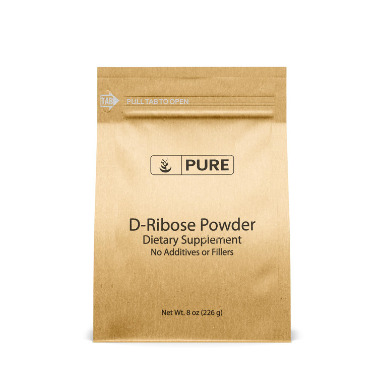 Pure Original Ingredients D-Ribose (8oz) Nutritional Supplement, Non-GMO, Gluten-Free, Unflavored