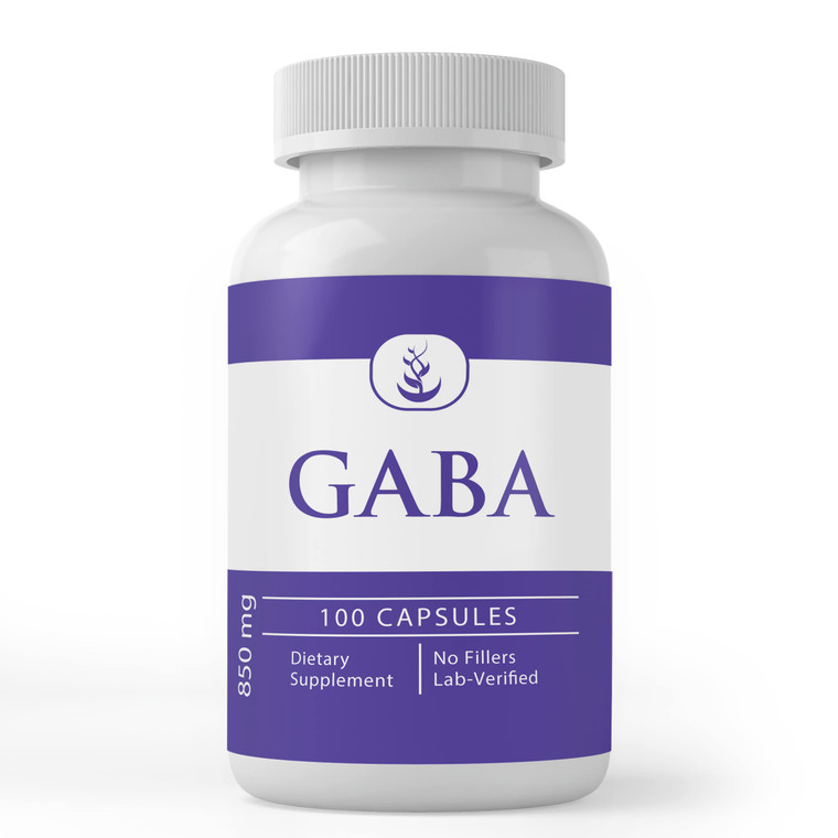 Pure Original Ingredients GABA, (100 Capsules) Always Pure, No Additives or Fillers, Lab Verified