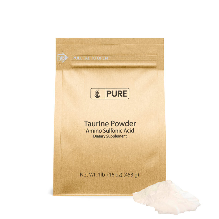 PURE ORIGINAL INGREDIENTS Taurine Powder (1 lb) Dietary Supplement, Always Pure, No Additives