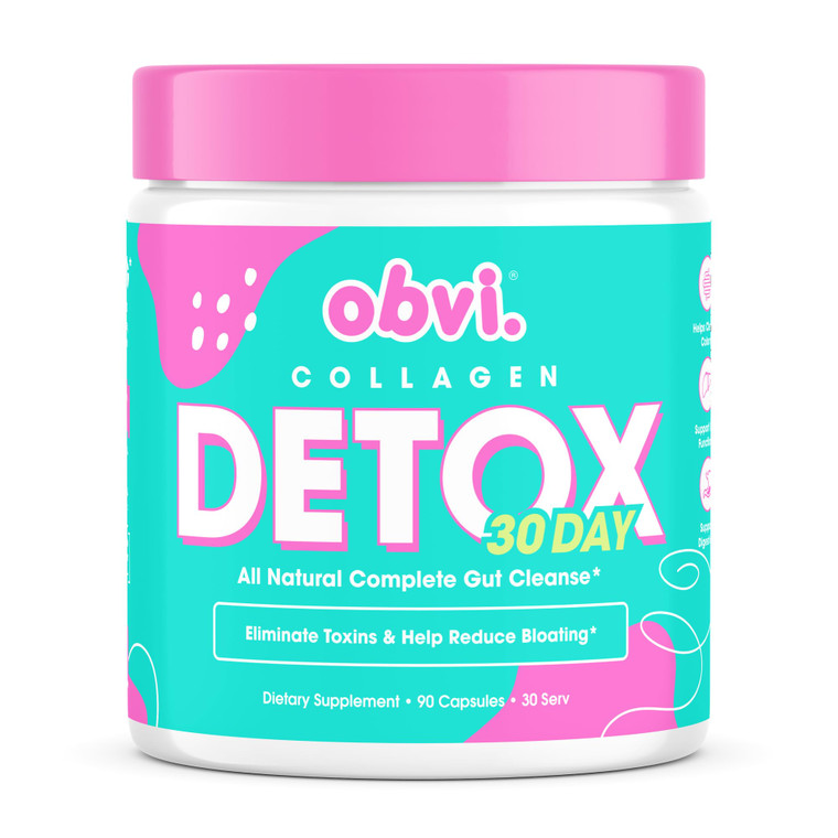Obvi Detox Colon Cleanse Supplement | Promotes Digestive and Gut Health, Bloating Relief, Helps Remove Toxins | Immune Support with Milk Thistle, Psy