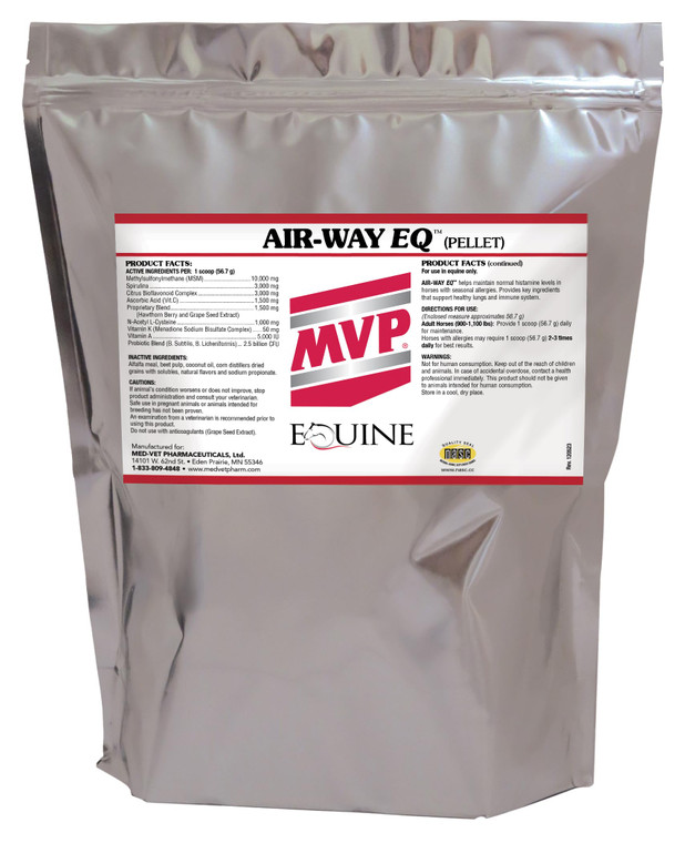 MVP Air-Way EQ (10lb) Supports Healthy Lung Function and Seasonal Allergy Support in Horses