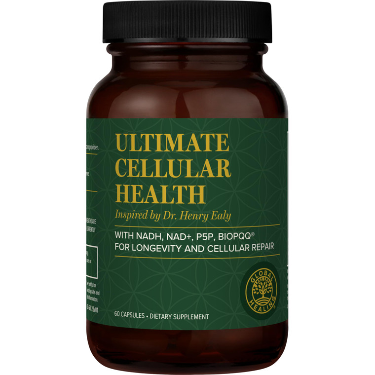 Global Healing Center - Ultimate Cellular Health - NAD Supplement for Women & Men, Cellular Repair, Includes Resveratrol for Anti-Aging, Supports NAD