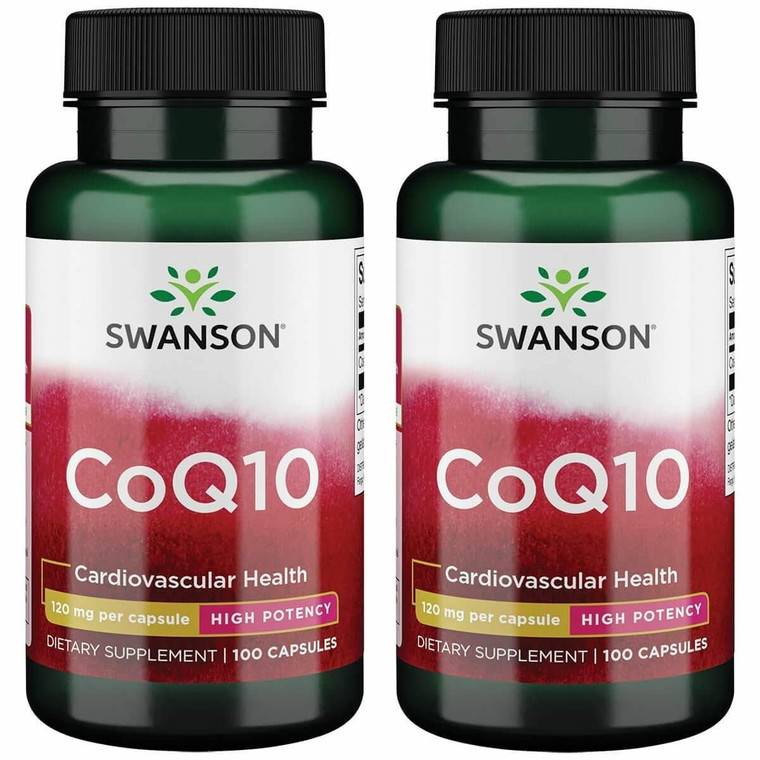 Swanson CoQ10 - Helps Promote Heart Health, Energy Support, & Aids Overall Cardiovascular System Health - Helps Maintain Coenzyme Q10 Supplement - (1