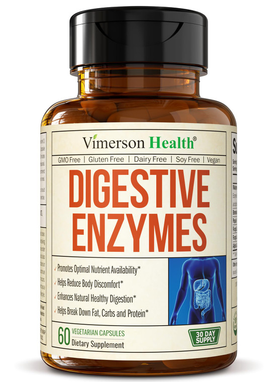 Digestive Enzymes - Probiotic Multi Enzyme (Enzimas Digestivas) - Digestive Supplements with Unique Makzyme-Pro Formula - Advanced Enzymes for Digest