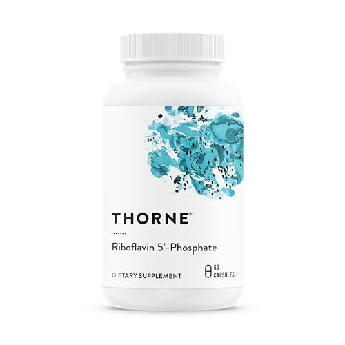 THORNE - Riboflavin 5'-Phosphate - Bioactive Form of Vitamin B2 for Methylation Support* - 60 Capsules