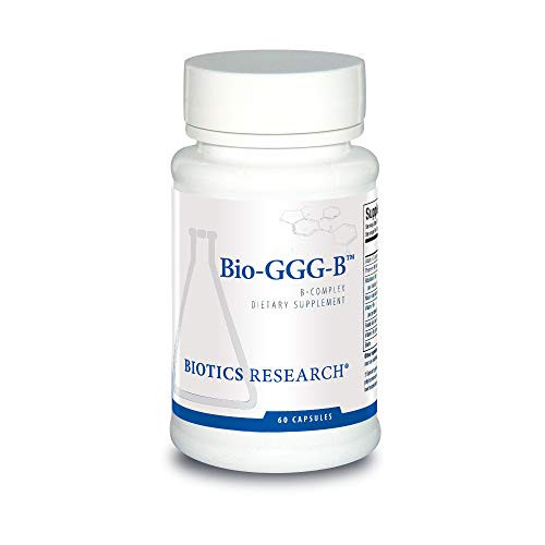 Biotics Research Bio GGG B, B Complex, Biochemically activated forms of B vitamins, Thiamin, Riboflavin, Niacin, B6, B12, Folate Produce Energy, Opti