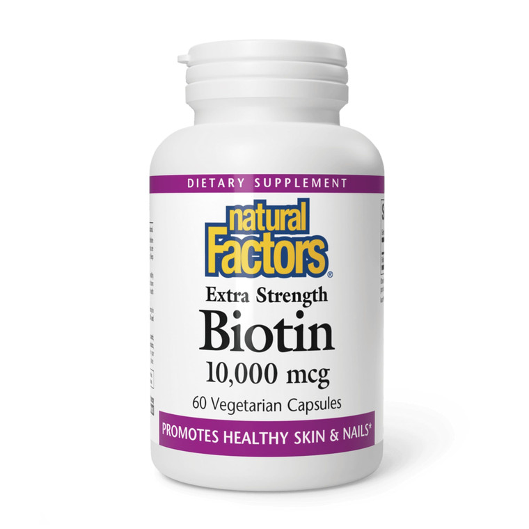 Natural Factors Biotin 10000Mcg, 60 CT