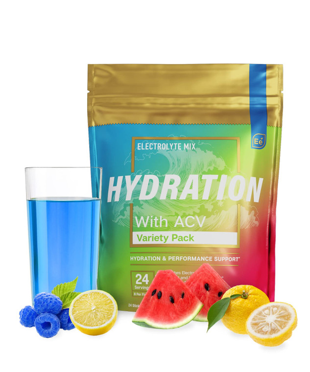Essential Elements Hydration Packets - Electrolytes Powder Packets Sugar Free - 24 Stick Packs of Electrolytes Powder No Sugar - Electrolyte Water Dr