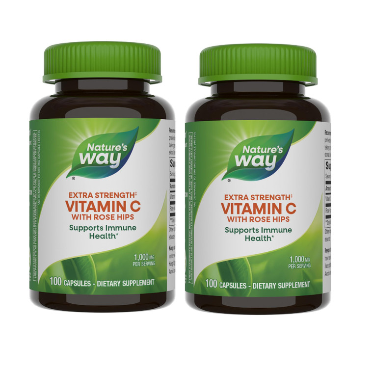 Nature's Way Vitamin C with Rose Hips Extra Strength; 1000 mg per Serving