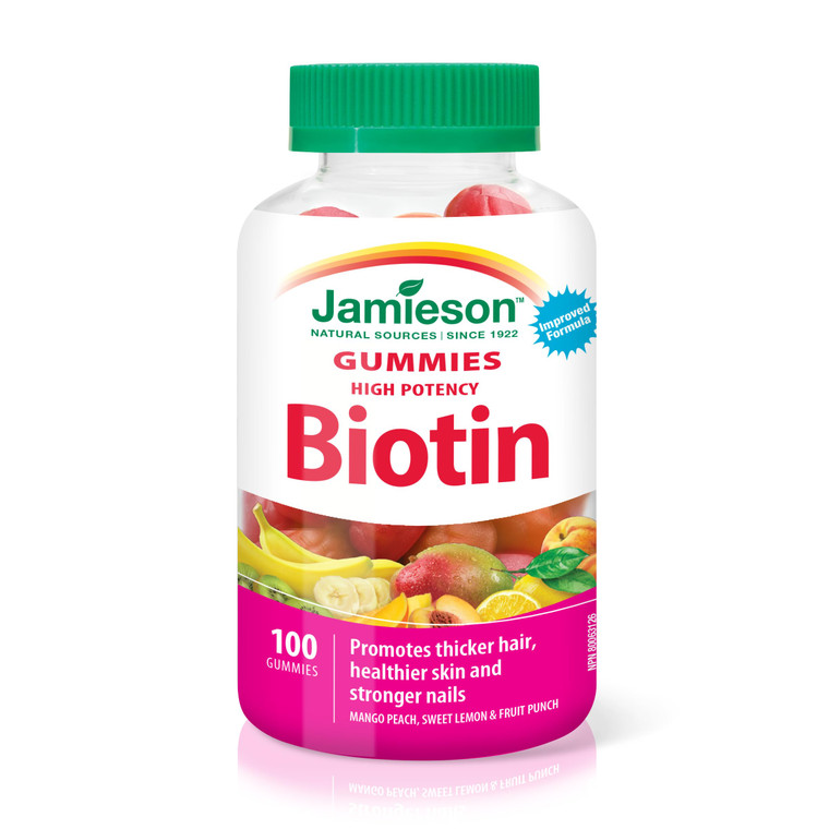Jamieson High Potency Biotin Gummies, 100 Count
