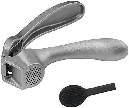 Pamper?d Ch?f Garlic Press, Garlic Mincer Easy-squeeze Ergonomic Handle, No Need To Peel, Rust Proof, Professional Ginger Press & Garlic Crusher with