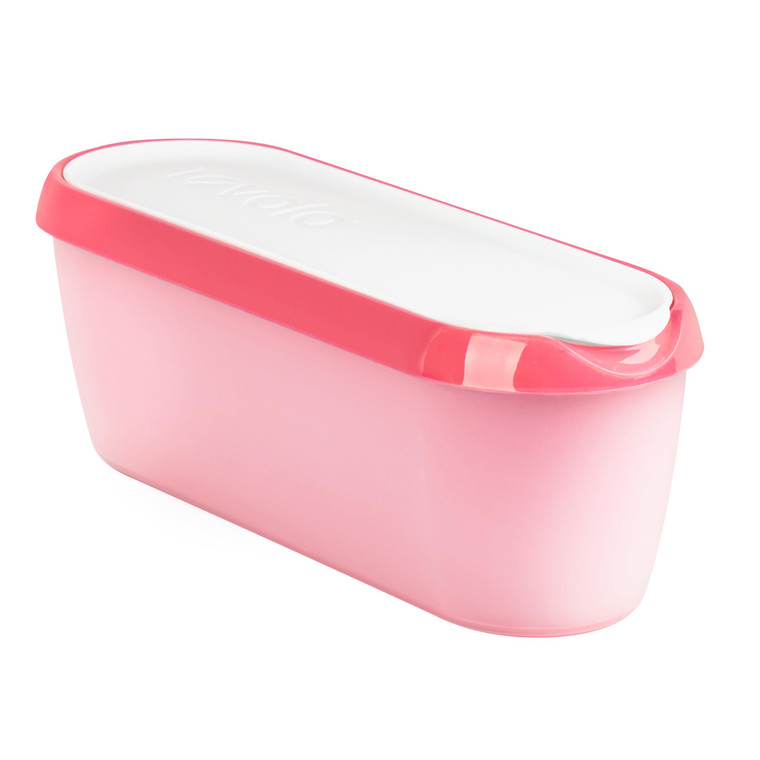Tovolo Ice Cream Containers for Homemade Ice Cream Flamingo Pink, Glide A Scoop Ice Cream Tub for Reusable Ice Cream, 1.5 Quart BPA Free Insulated Fr