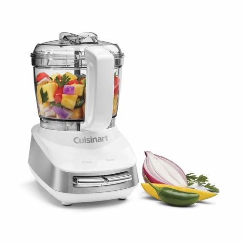 Cuisinart Core Custom 4-Cup Mini Chopper, Mini Food Processor Chops and Grinds with Auto-Reversing Stainless Steel SmartPower Blade, Dishwasher-Safe