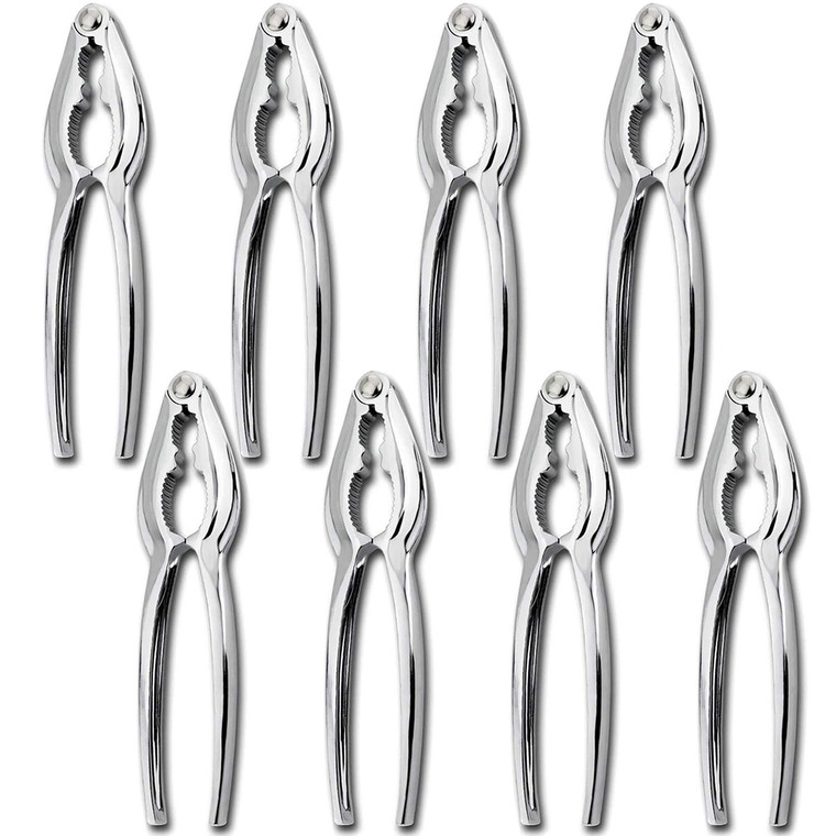 Crab Crackers and Tools, Lobster Crackers, Seafood Crab Leg Cracker Tools, Nut Cracker Set, 8 Pack