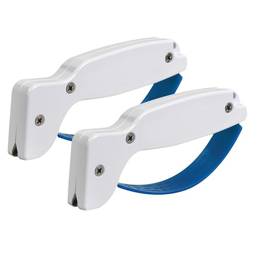 AccuSharp Hand-Held Carbide Blade Sharpener, Kitchen Knife and Chef Knife Sharpener, Professional Chef Grade Sharpening Tool, Restore and Hone Straig