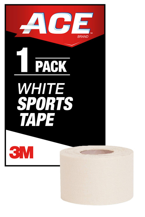 ACE-544991 Brand Sports Tape, 1.5 in. x 10 yds., White, 1 Count