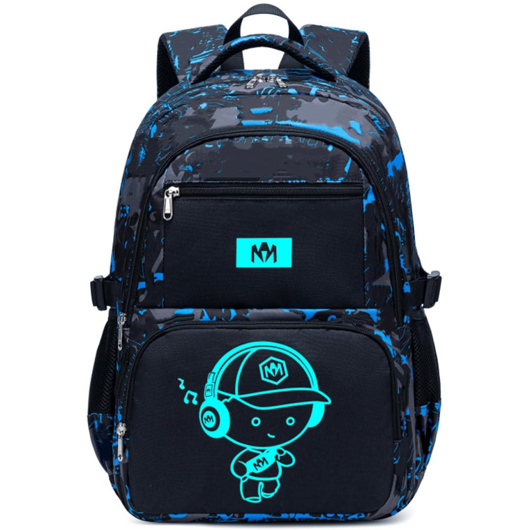 Bluboon Kids Backpack Boys Camo Bookbag Teens Elementary School Bag Daypack Travel Back Pack Middle school