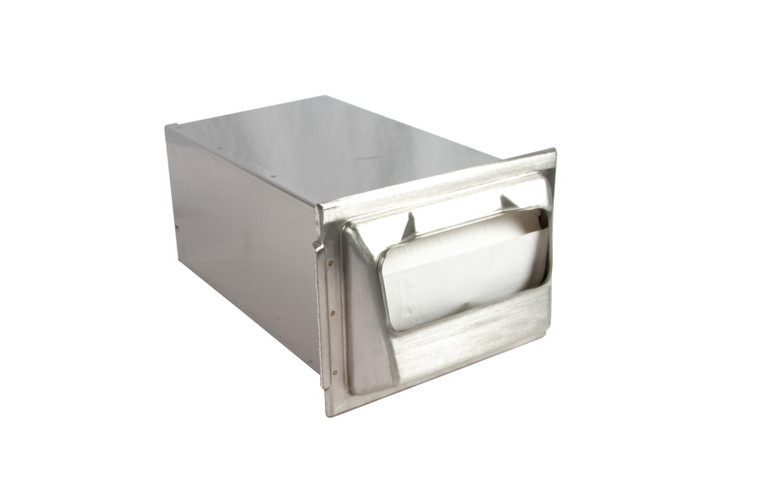 San Jamar H2000SS12 in-Cntr NPKN, Mini 12In - Ss, Plastic; Stainless Steel