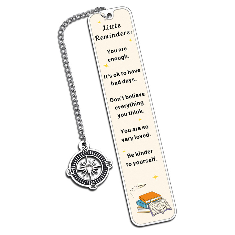 Inspirational Bookmarks Class Valentines Day Gifts for Kids Girls Boys Teens - Dorm Room Essentials for Girls Guys, Valentines Bookmarks for Kids, Cu