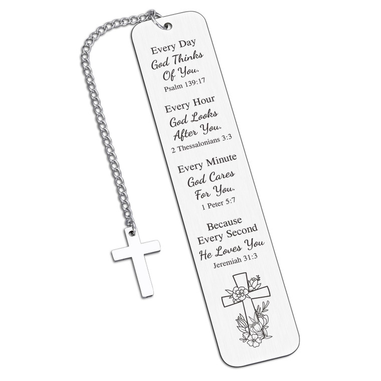 Baptism Gifts for Girl Boys Women Christian Christmas Decorations Spiritual Gifts for Women Bible Bookmark Bible Study Supplies for Women Religious B