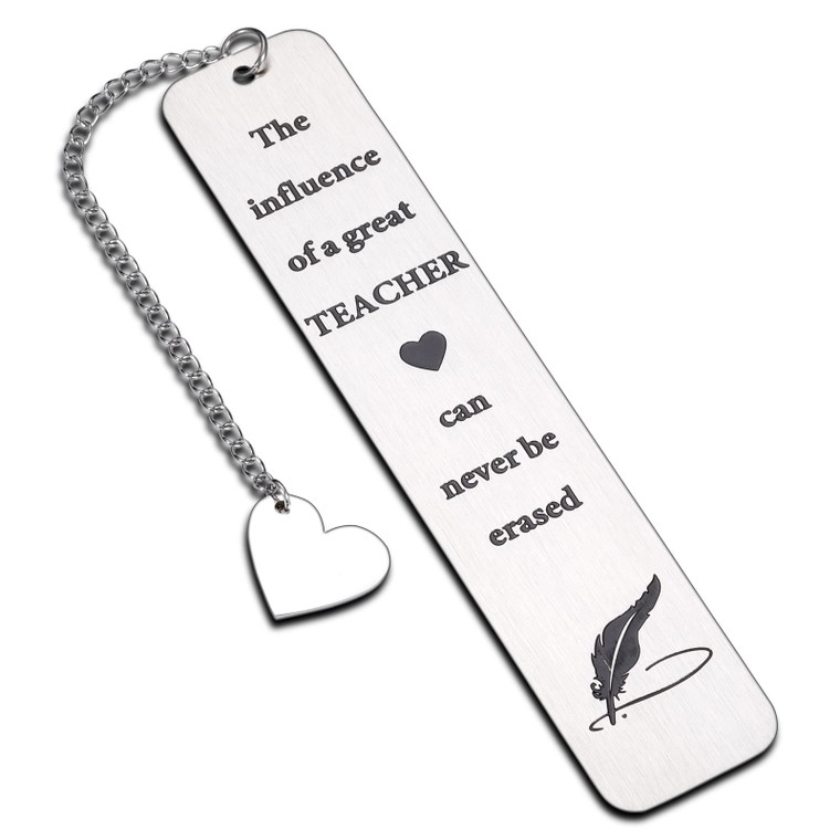 Christmas Xmas Gift for Teacher, Teacher Thanksgiving Gifts Bookmark for Women Men, Teachers School Supplies, Birthday Gift for Female Male Tutor Pro