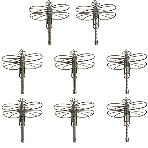 XXhailan Owl and Dragonfly Shape Paper Clips Creative Shape for Bookmark Office School Stationery Notebook Scrapbooks Planner Wedding Party Invitatio