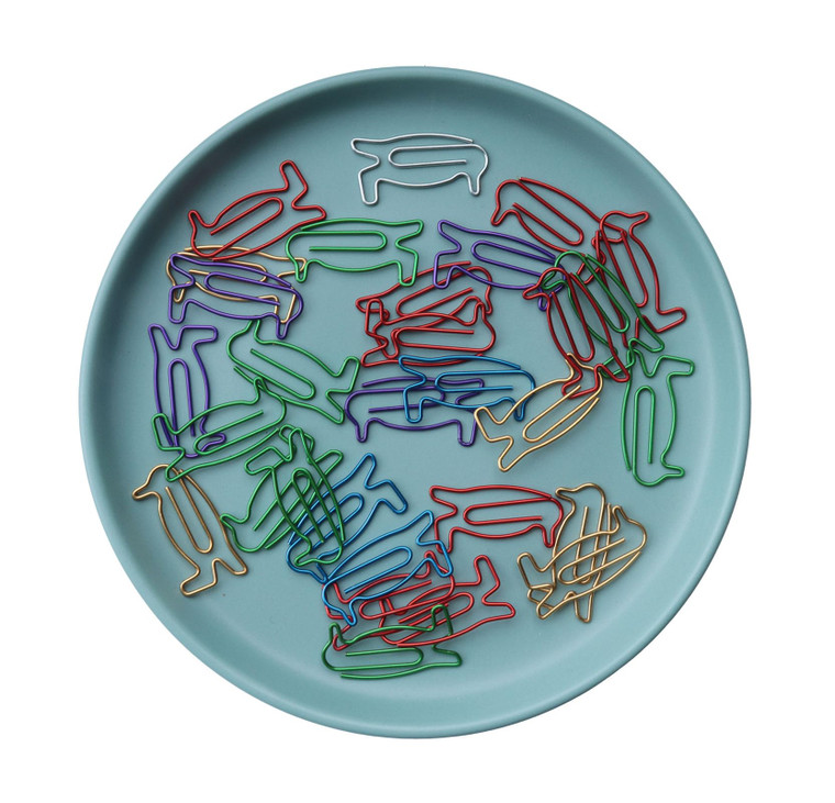 SOWAKA 30 Pcs Penguin Bookmarks Metal 3.2 x 1.6 cm Small Cute Paper Clips Supplies for Students Journaling Notebook Document Organization School Offi