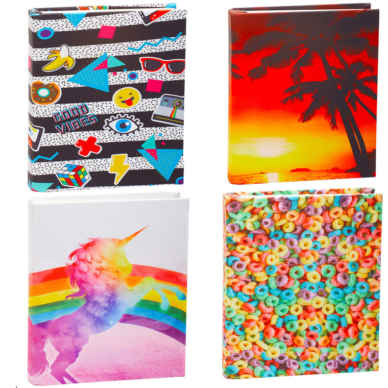 Stretchable Book Cover Design Packs. Fits Most Hardcover Textbooks Up to 9 x 11. Our Nylon Fabric Protector Set is A Needed School Supply for Student