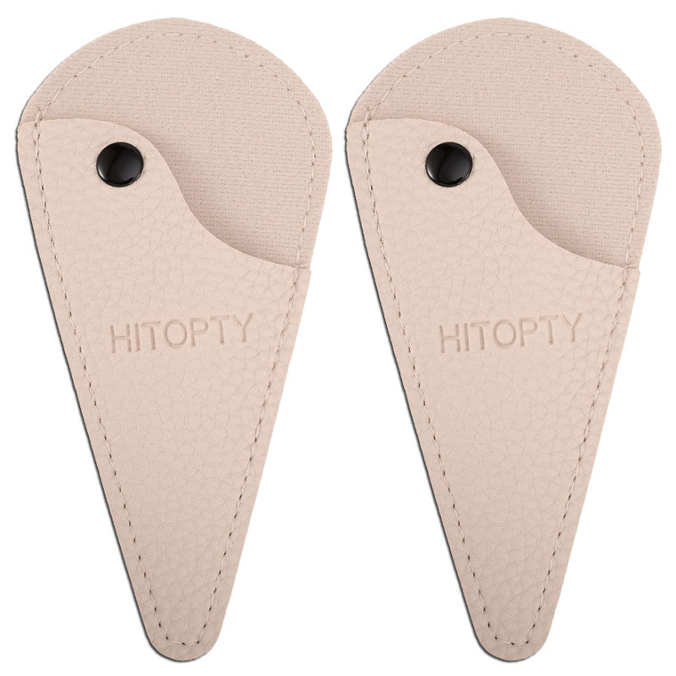 HITOPTY Embroidery Scissors Sheath, Small Scissors Case for Storing Regular Sewing Crafting Threading Scissors  2 Pieces White Cover