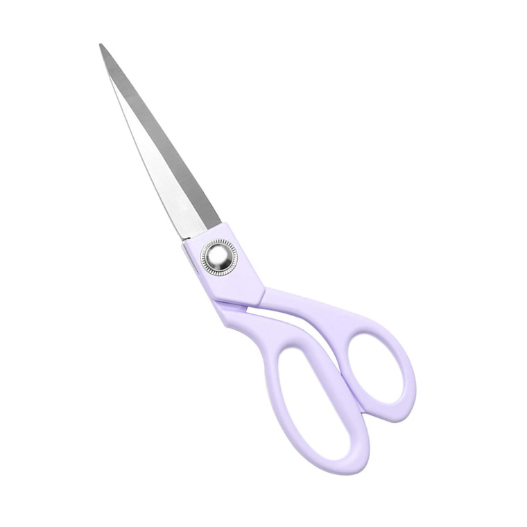 NatSumeBasics Purple 8" Fabric Scissors All Stainless Steel Sewing Scissors Craft Premium Tailor Shears Professional Small Heavy Duty Dressmaker Scis