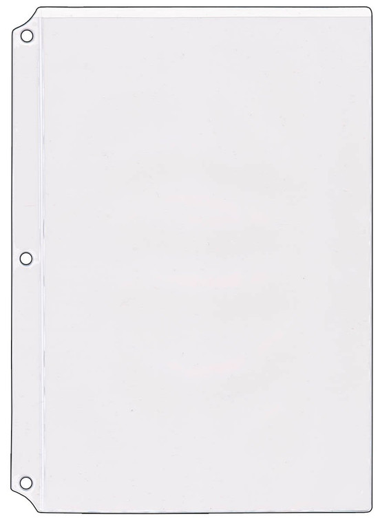 StoreSMART - Plastic Sheet Protectors 25-Pack - 6 1/8" x 9 ¼" - Open Short Side - RPT577-25